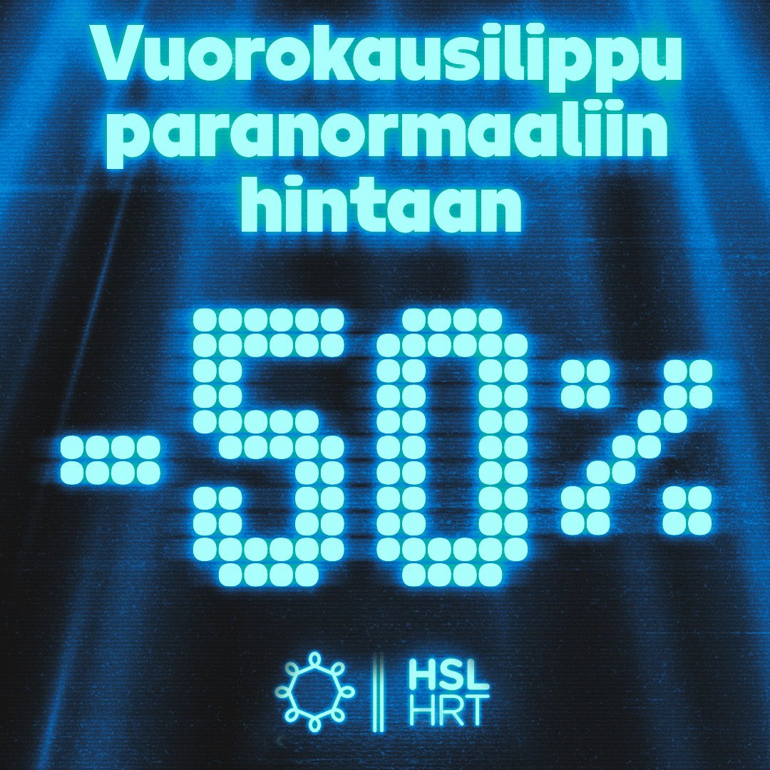 Mitä tämä nyt sitten on? 👀 Kuulitko sinäkin? Vuorokausiliput puoleen hintaan HSL-sovelluksesta ensi viikonloppuna 21.10.-22.10.?! Tai OpenMaaS -rajapinnan kautta! 👽 Koska vietetään PIKARATIKAN AVAJAISIA!
Lue lisää: hsl.fi/ihan_ufo_hinta
#HSL #pikaratikka #ParhaatMatkatYhdessä