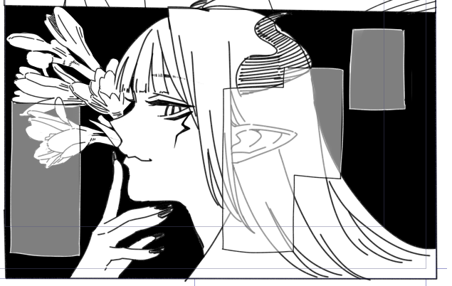 めちゃめちゃめちゃめちゃ好みの作画が出来た 