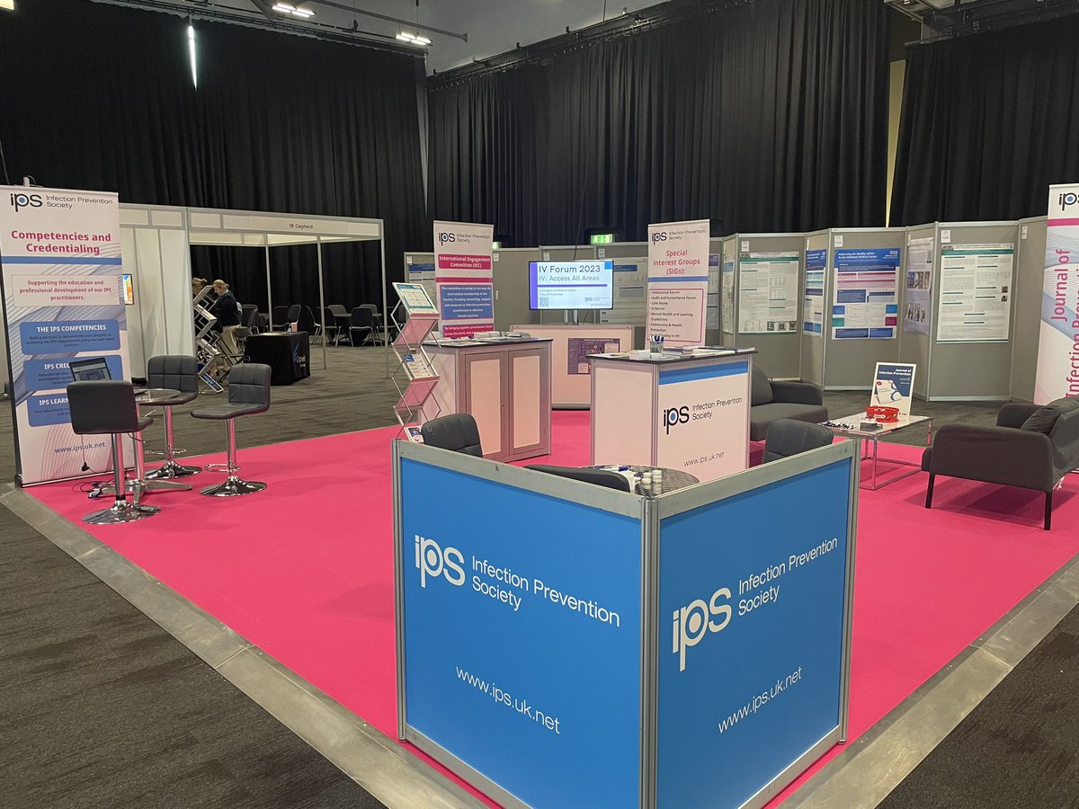 Ready on the <a href="/IPS_Infection/">IPS</a> stand for first break #Ip2023conf 

Come and chat to <a href="/Lynne_Duncan/">Lynne Duncan</a> and me about #membership, #membershipbenefits and #resources 

#IPC #InfectionPrevention #IIPW