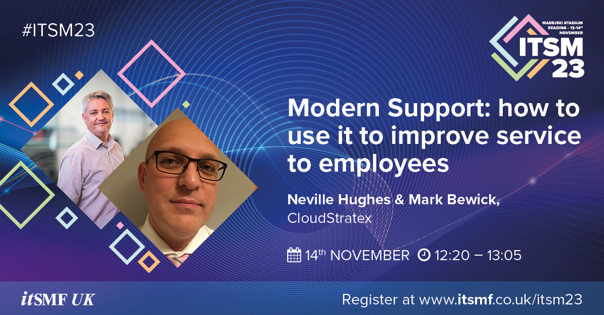 itSMFUK's tweet photo. Less than a month to go until #ITSM23, today we're focusing on the fourth round of speaker sessions on day 2! For the full conference agenda and to book your place please visit https://t.co/5Leg4eMjqj. #itresillience #agileops https://t.co/AfCKAoRzpV