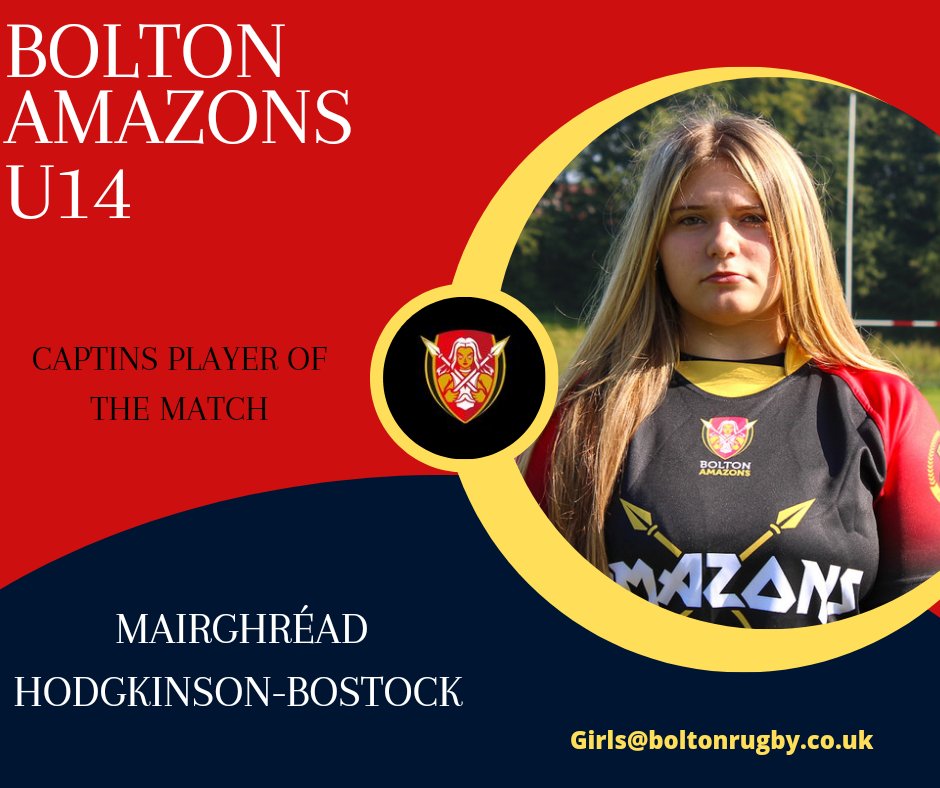 Very proud of the effort Raid put in on her first game back following dislocatingher knee. Sadly it wasnt meant to be for the Amazons but getting stronger each game. That win will come girls ❤️ @BoltonRUFC #letsgoamazons #notjustforboys #girlsrugby #rugbyunion