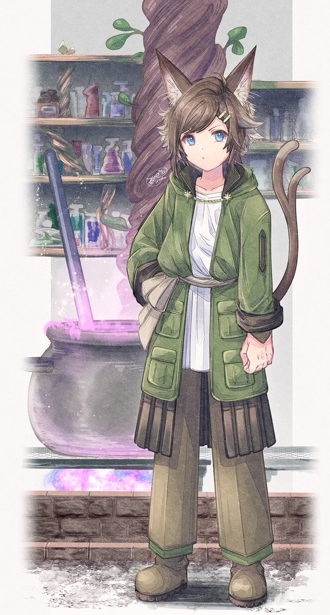 「ハロウィン前の魔女工房は大忙し  #創作」|壱十九 / illustratorのイラスト