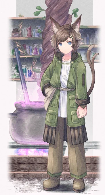 ハロウィン前の魔女工房は大忙し  #創作