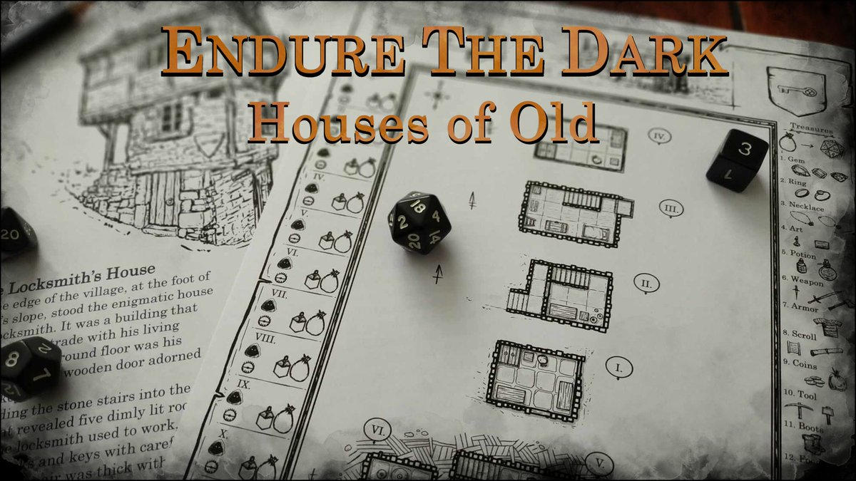 XploringMap's tweet photo. Endure The Dark - Houses of Old.
The third part of the series is coming up.
5 fantasy Dungeon Battle Maps with Random Tables for your Tabletop RPG. And how to Draw a Dungeon Map.
#maps #fantasymaps #rpg #rpgmap #ttrpg #battlemap #systemneutral #handdrawn #ttrpg #dungeonmaps https://t.co/Y4aGlfrGLA