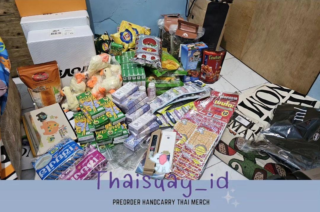 biiizet's tweet image. Open jastip belanjaan Thailand beneran atulah, ini batch 3 kemarin🥰

Batch 4 ETA INA Akhir Oktober ya.
Bisa request barang apa aja 💚🩷❤️
Bisa oren🧡

Aku open sharing bagasi Thailand Indo juga, bisa langsung DM aja ya

#jastipthailand #zonauang #thaimerch #gmmtv #sharingbagasi