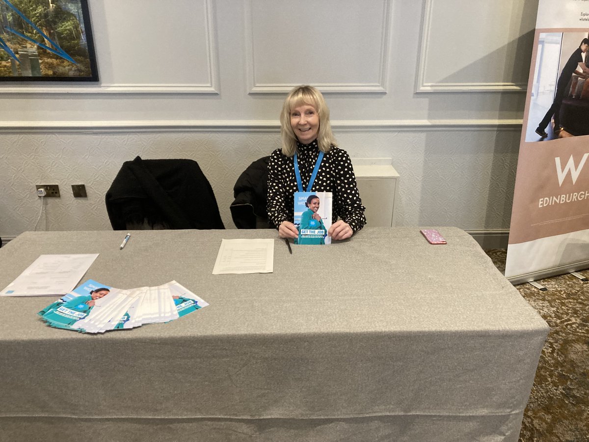 The #Edinburgh Jobs Fair has started!

Join the event until 3pm today at Kimpton Charlotte square hotel

A chance to speak to providers such as @SmartWorksSCOT

#EdinburghJobs