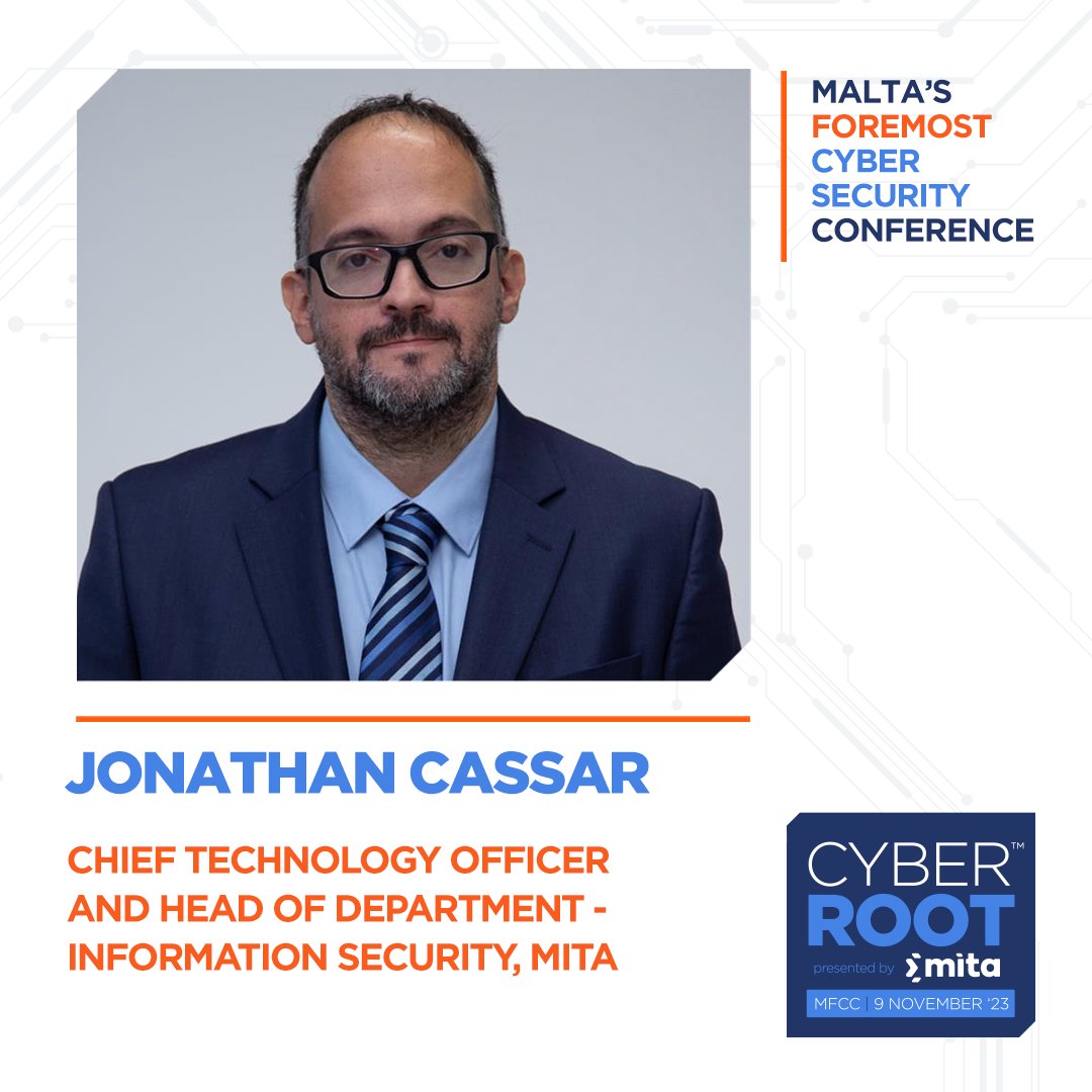 MITAmalta's tweet photo. CYBER ROOT - Presented by MITA

Meet our next two speakers; Emanuel Darmanin and Jonathan Cassar

🎟️ Secure your spot at the upcoming cybersecurity conference in Malta this November - https://t.co/5TOwWUty0t

#CYBERROOT2023 #MITA https://t.co/w1RY5XRbZS