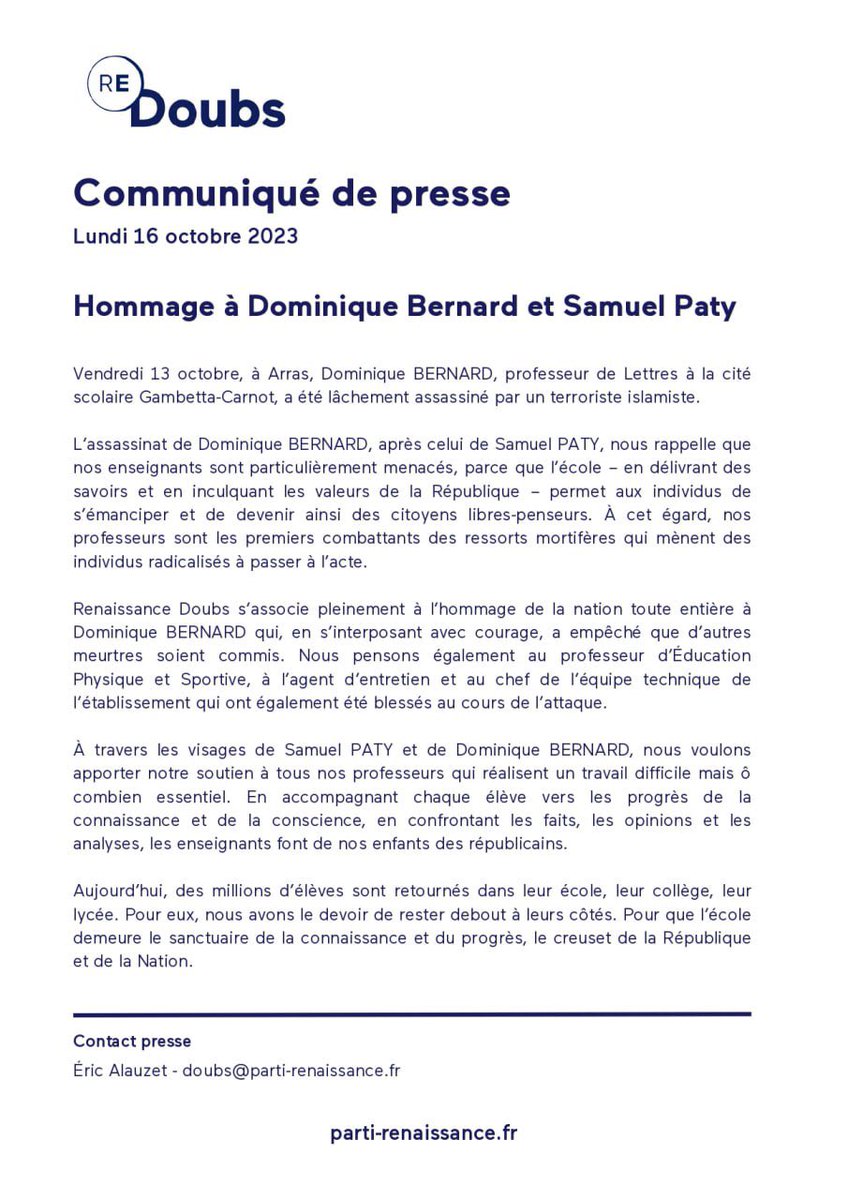Renaissance - Doubs tweet media
