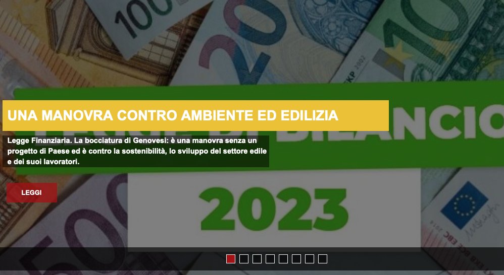 filleacgil's tweet image. #leggedibilancio @alegencgil: se confermata, è una #manovra senza un progetto di Paese ed è contro la sostenibilità, lo sviluppo del settore #edile. Dal #GovernoMeloni due schiaffi ai #lavoratori edili &amp;gt; leggi il comunicato bit.ly/48TM5TT