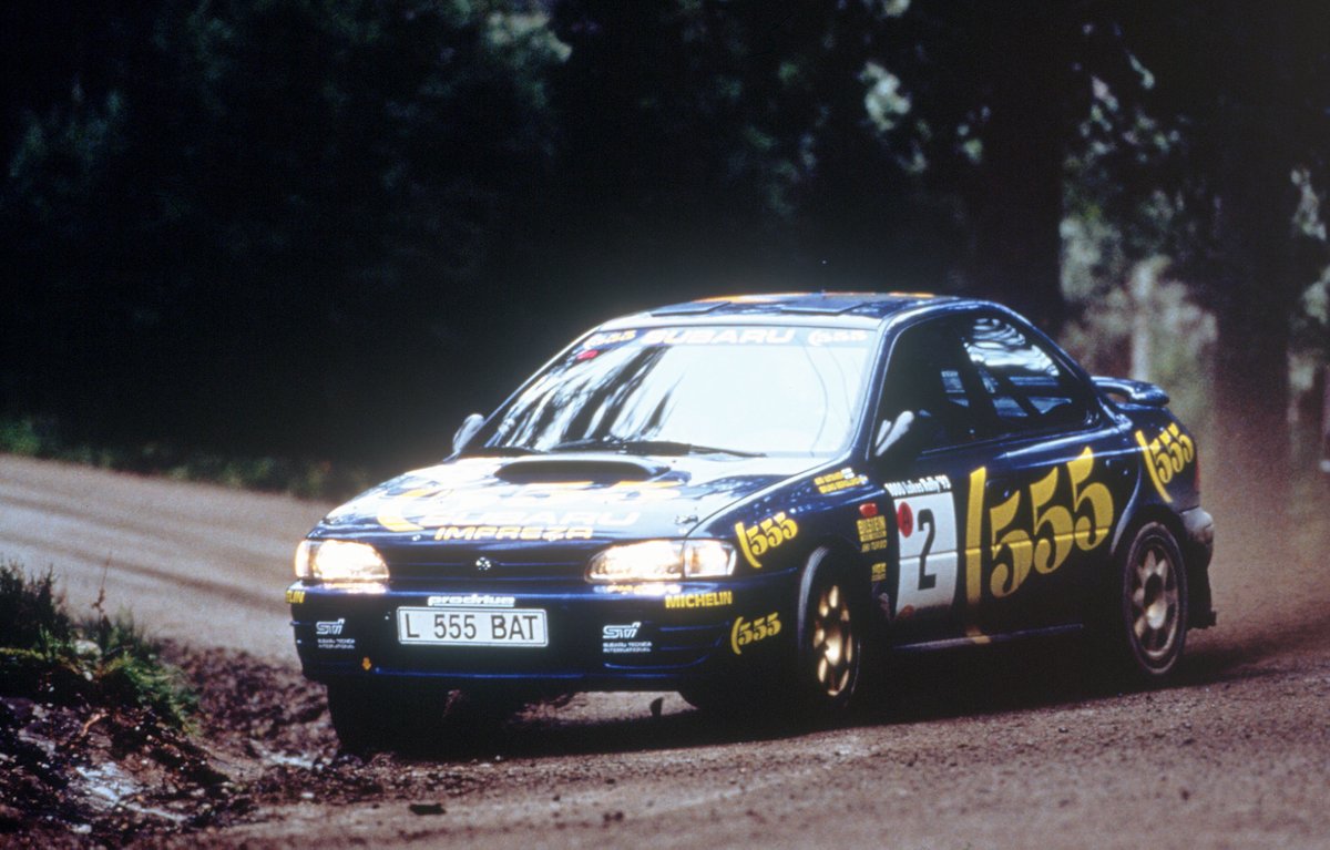 prodrive's tweet image. It’s 30 years since the #Subaru #Impreza hit the @OfficialWRC. The milestone was celebrated at @Rallylegend this weekend with ex-works cars on parade.

Members of the McRae family were also on hand as David Richards received a special award for Prodrive

👉bit.ly/RallyLegendAwa…