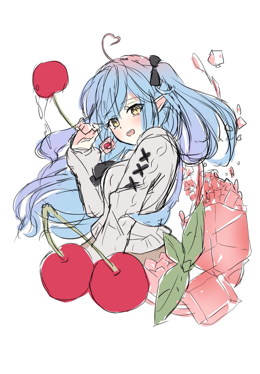 雪花ラミィ 「ラミィちゃんWIP 」|Babinch- @お仕事募集中のイラスト