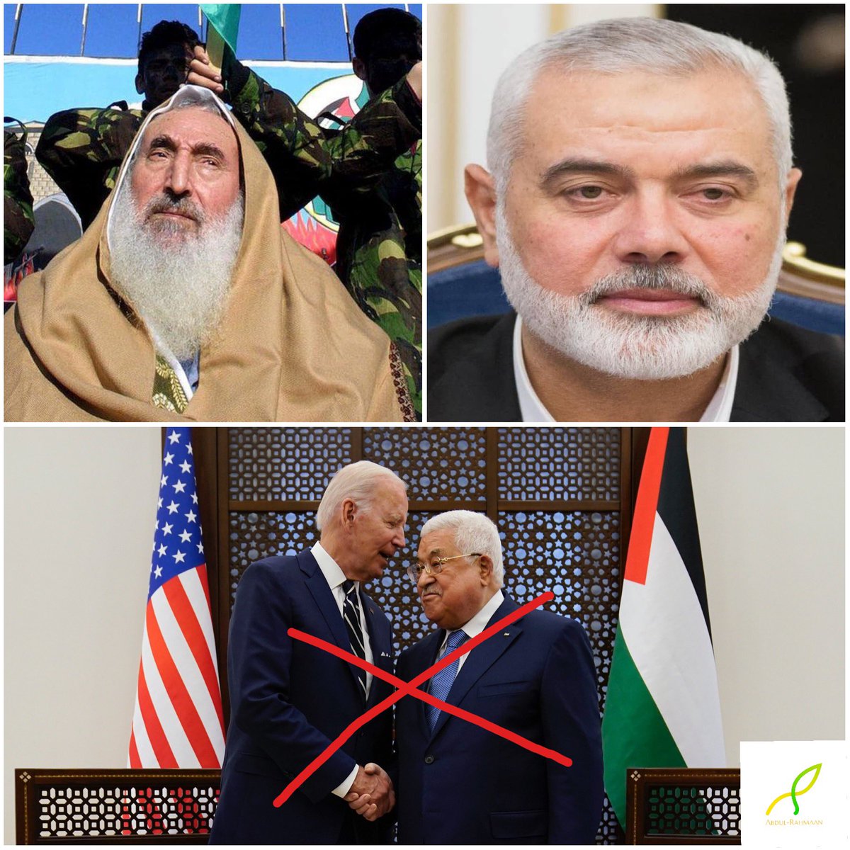 Rahmaan2019's tweet photo. Palestine needs great leaders like Sheikh Yassin ans Ismail Haniyeh. They don’t need cowards like Mahmoud Abbas.

#DestroyIsrael
#MaldivesWithGaza
#LongLivePalestine https://t.co/Cdizu8XXbd