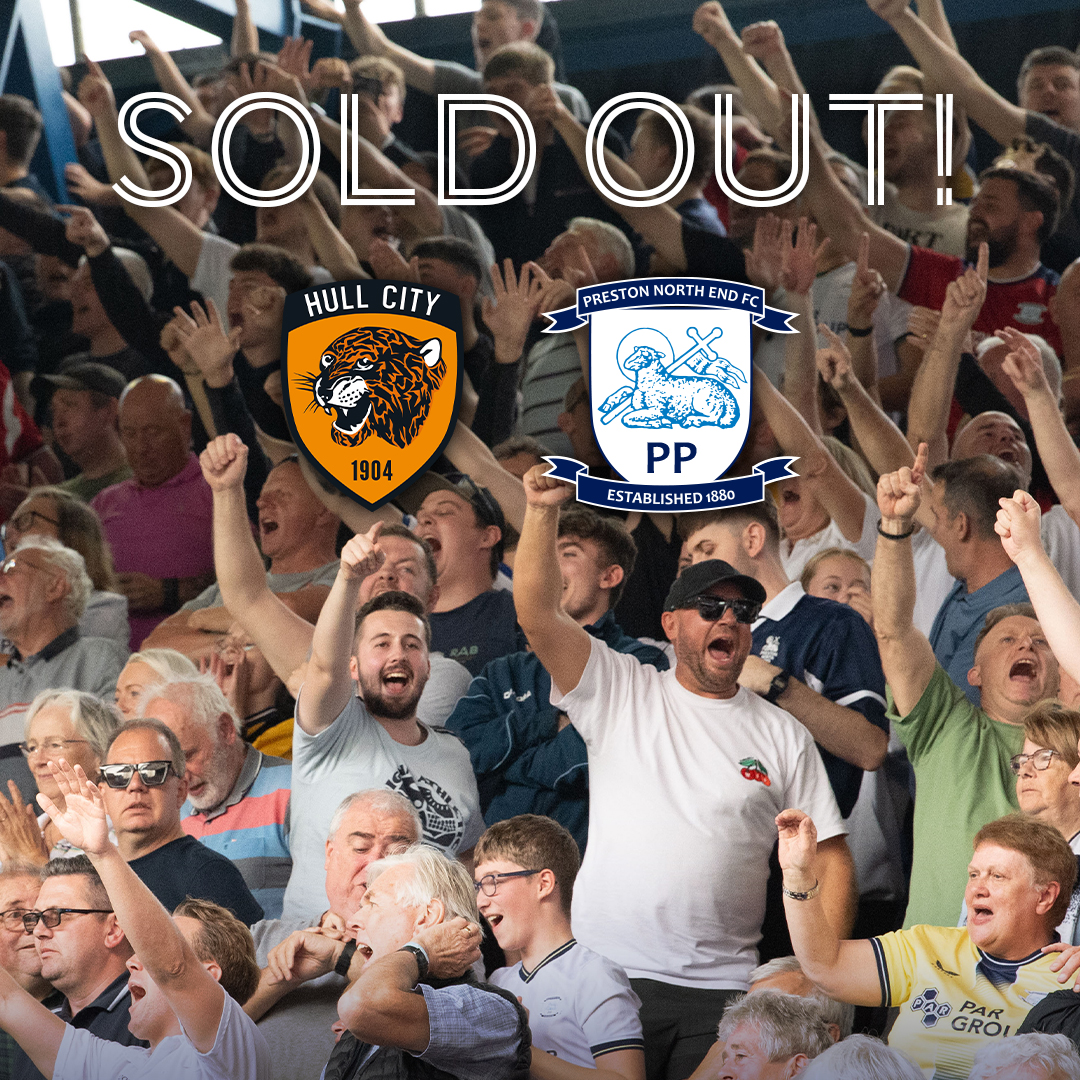 pnefc's tweet photo. ποΈ SOLD OUT ποΈ
North End will be backed by another sold-out away end when we head to Hull next weekend! π
#pnefc