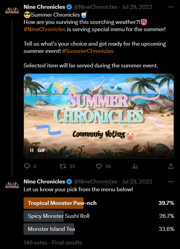 NineChronicles's tweet photo. [ Decision-Making Process ]
🤝Inclusivity is at our core. Decisions are made #transparently and #fairly, with voting power granted based on your stake in the game. It's not just voting; it's a demonstration of player empowerment. 🗳️🤲 https://t.co/PZZv0gE7HX