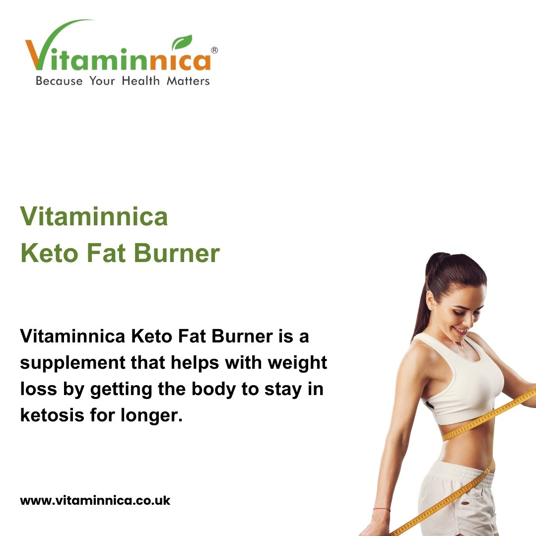 Vitaminnica Keto Fat Burner capsules improve overall wellness, physical and mental well-being and increase stamina. 

#keto #ketofat #fatburner #vitaminnicauk #supplements #weightloss #body #ketosis #ketodiet #wellness #fitness #wellnessjourney #fit #nutritionhealth #natural