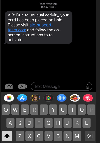 FraudSMART's tweet photo. Beware of fake bank text messages. Your bank will never ask you to click on a link or ask you for personal / financial information. Be #FraudSMART Find out more on https://t.co/BwlbzN28UF https://t.co/Nu6bgC9k9b