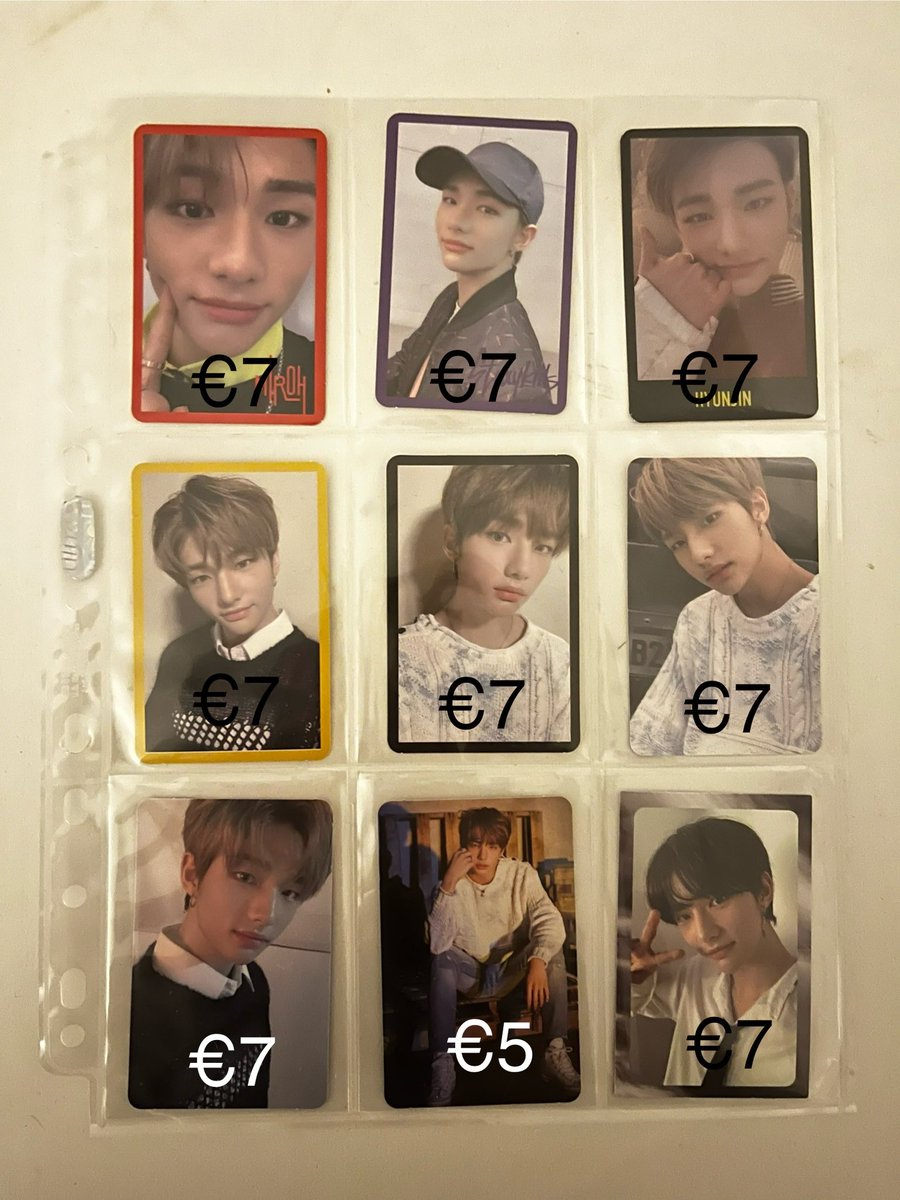JeanieCeusters's tweet photo. Selling the last part of my Hyunjin collection. Prices are on the picture

Excl shipping!

#straykids #hyunjin #kpop https://t.co/Yqa9G37QFS