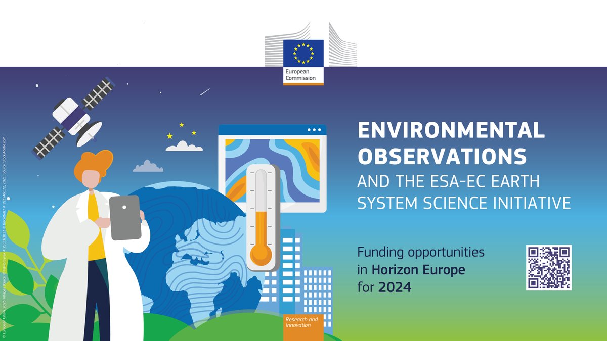 📢 To all researchers  & innovators working on environmental observations: we have a 🆕 brochure for you! ✅ It gathers useful info on 2024 funding opportunities under #HorizonEU Prepare for your application! 🎯 Download it here 👉 europa.eu/!ttxjbr