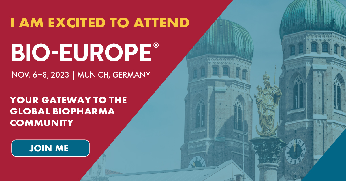 We're attending #BioEurope in Munich, Nov 6-8 and are looking forward to insightful conferences and talks, interesting chats and meetings with current and future partners. You'll be there as well? Reach out - we'd love to meet!