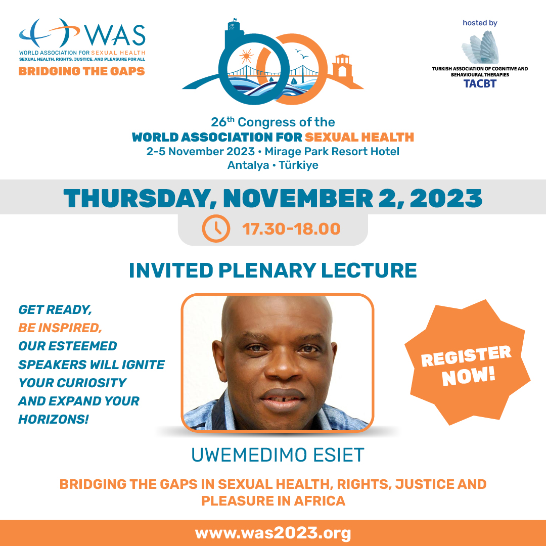 WAS_org's tweet image. 🌟 INVITED PLENARY LECTURE SPOTLIGHT: #WAS2023 🌟
We&apos;re thrilled to highlight an insightful plenary lecture that promises a rich exploration into the realms of sexual health in the Global South: