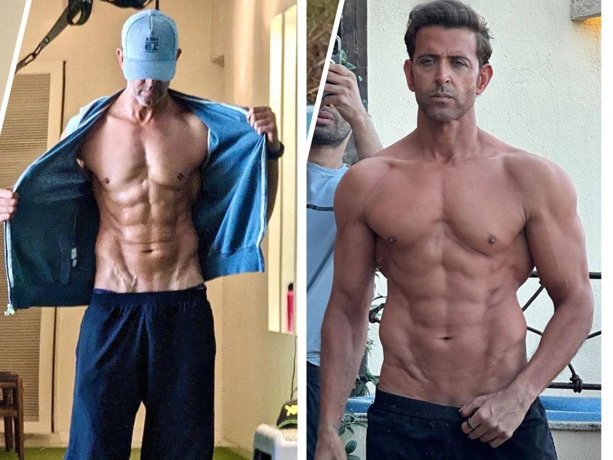 Hrithik Roshan Shows Off His Stunning Weight Loss Transformation In Five Weeks; Thanks Girlfriend Saba Azad Read: boxofficeworldwide.com/movies-latest-… #HrithikRoshan #SabaAzad #Fighter #War @iHrithik