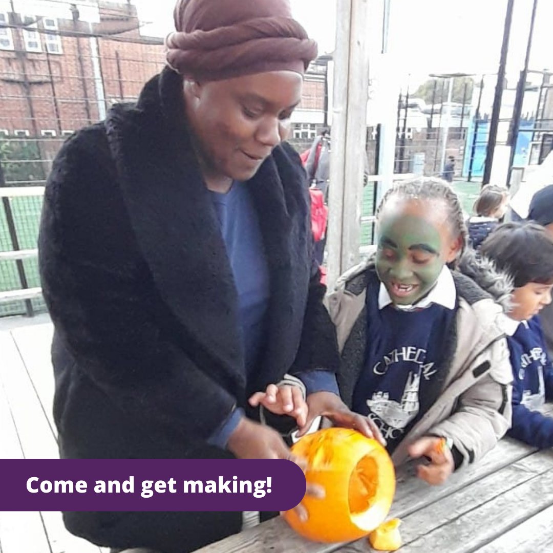 Just two weeks until #Halloween! We're prepping for a spooky time at #MarlboroughSportsGarden. Join us and <a href="/MintStMusicFest/">Mint Street Music Festival</a> on the 31st from 3.30pm for facepainting and pumpkin carving to get your family #HalloweenReady #Southwark