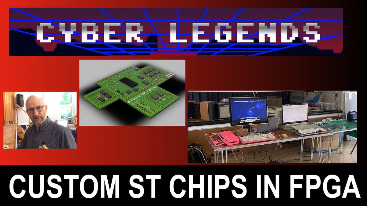 thetechnoshed's tweet photo. Recreating the Atari ST’s custom chips in plug-inable FPGA boards. Icky from Phoenix explained all at Cyberlegends last week:
https://t.co/UaG6zp0dJD
#atari #st #cyberlegends #retrogaming https://t.co/uUYfKUxeJ2