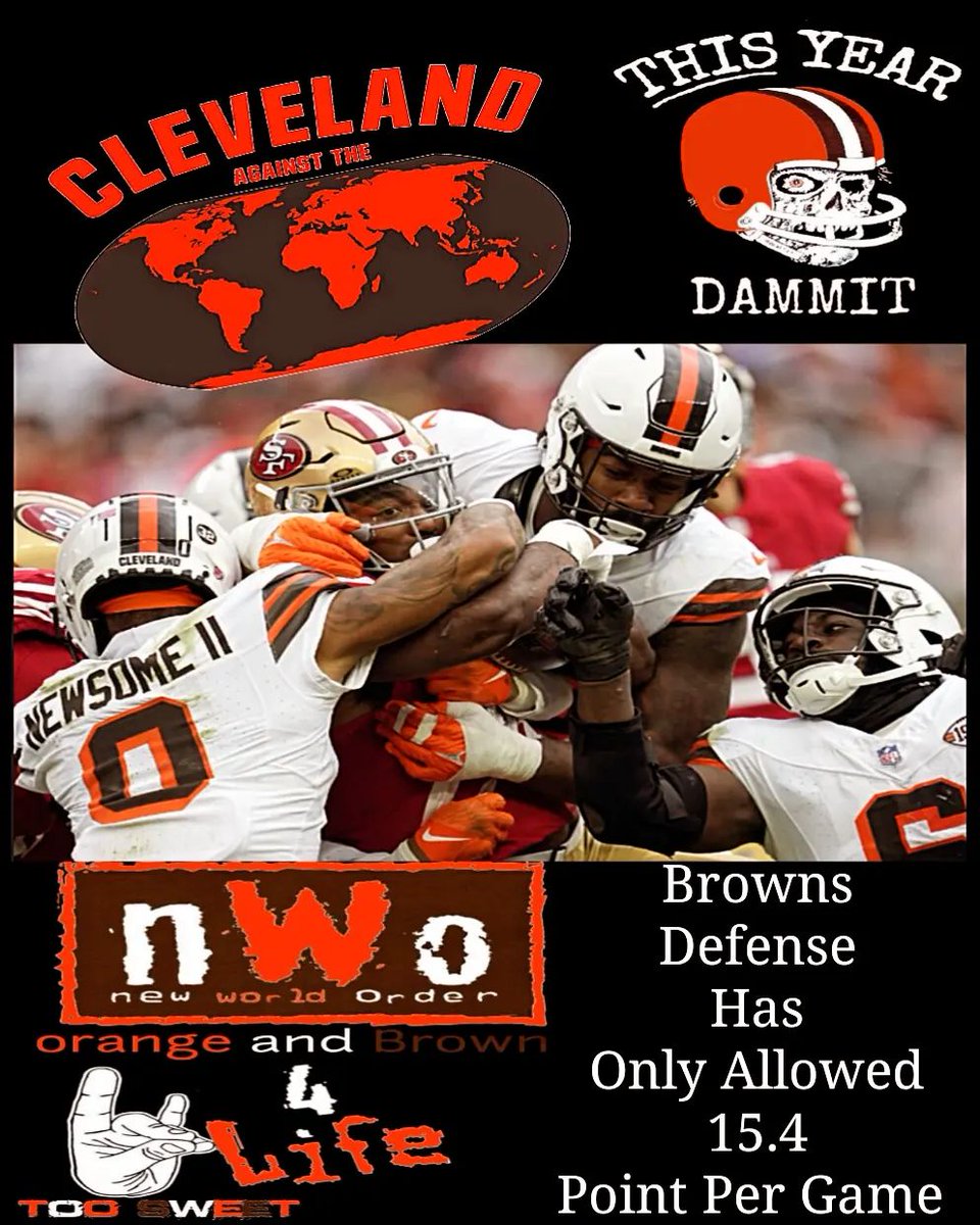 It should be even lower than that if our offense didn't turnover the ball so much.
Giving our opponents short fields to score on
So far up 1 big play for a TD this yr.
The other ones have been on short fields cuz of turnovers
It should closer to single digits
#clevelandbrowns