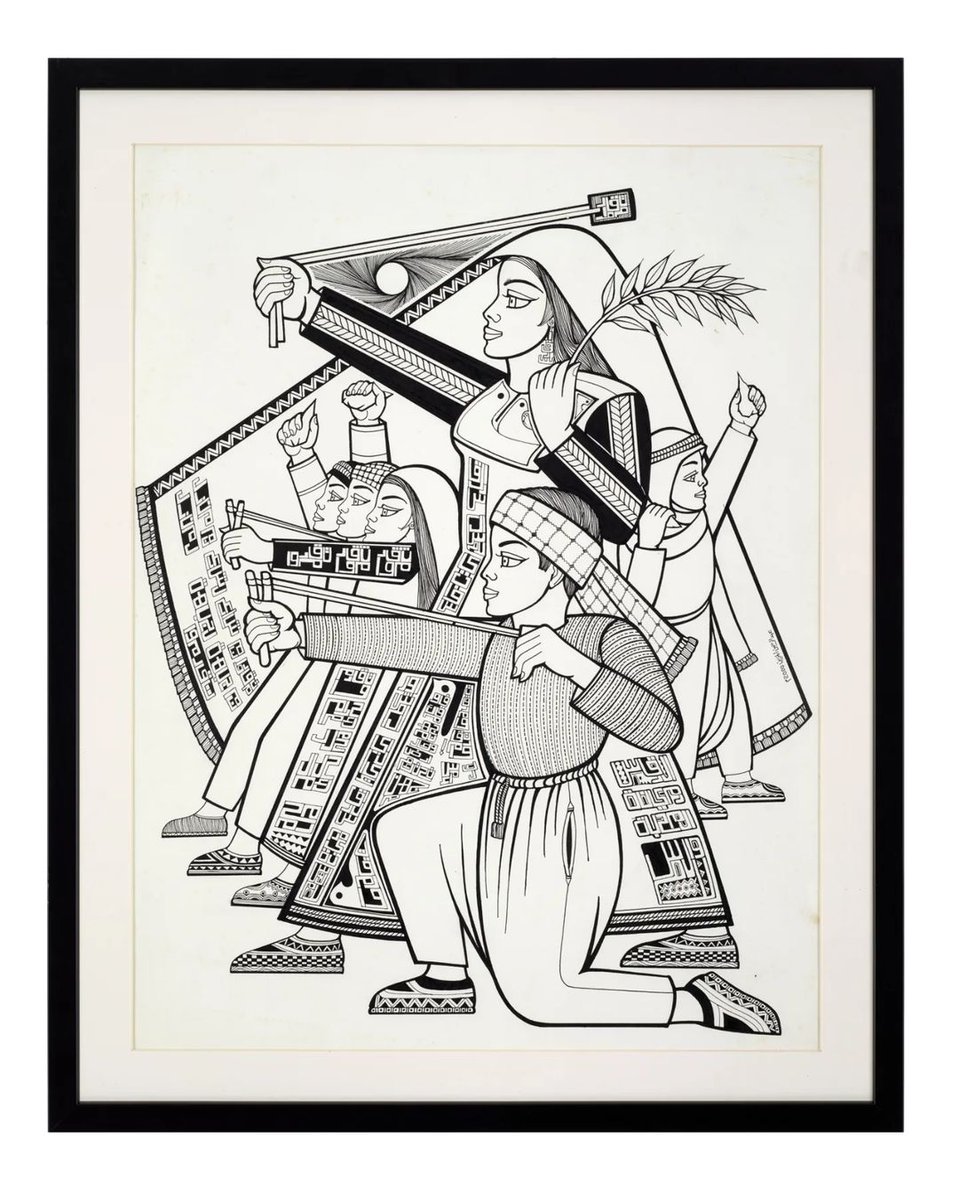 dafbeirut's tweet photo. Palestine Series by Palestinian artist AbdelRahman Al Muzayen (1943)

https://t.co/BfLy8lZiSY

#arabart #arab #art #palestine #ink #artist #freedom #palestinian #fyp #DAF #dafbeirut #beirut #lebanon https://t.co/tdNi4DdwWs