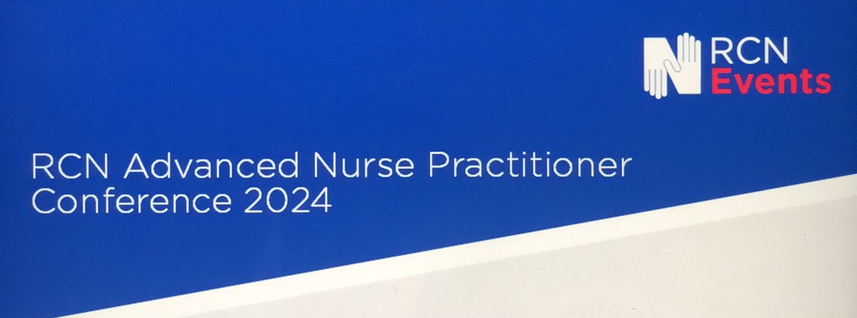 Beautiful day focusing on Advance Nurse Practitioners showcasing innovative and research base practice to enhance leadership and leadership knowledge & skills
  @theRCN #ANP23