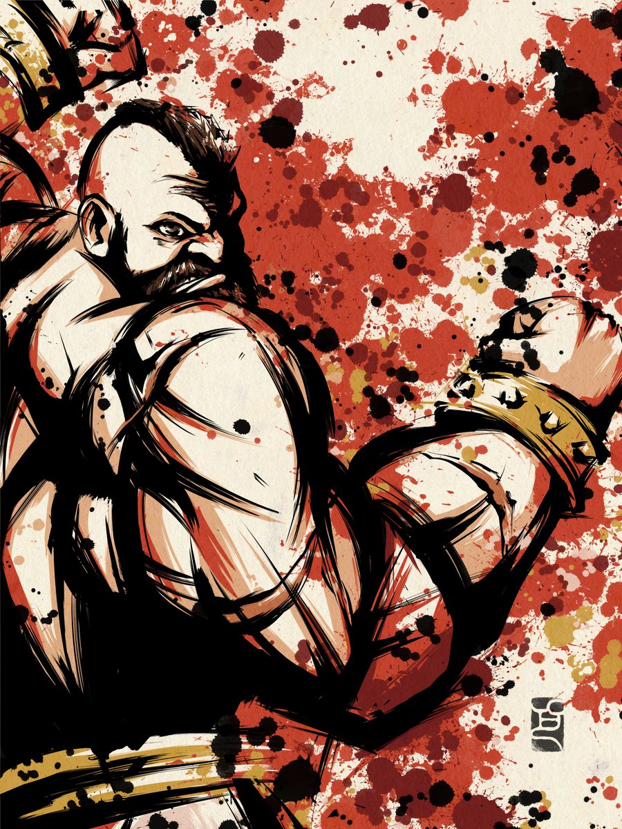 スト６ザンギエフ
#StreetFighter6 #SF6_Zangief 
#格ゲーキャラ描こうぜ