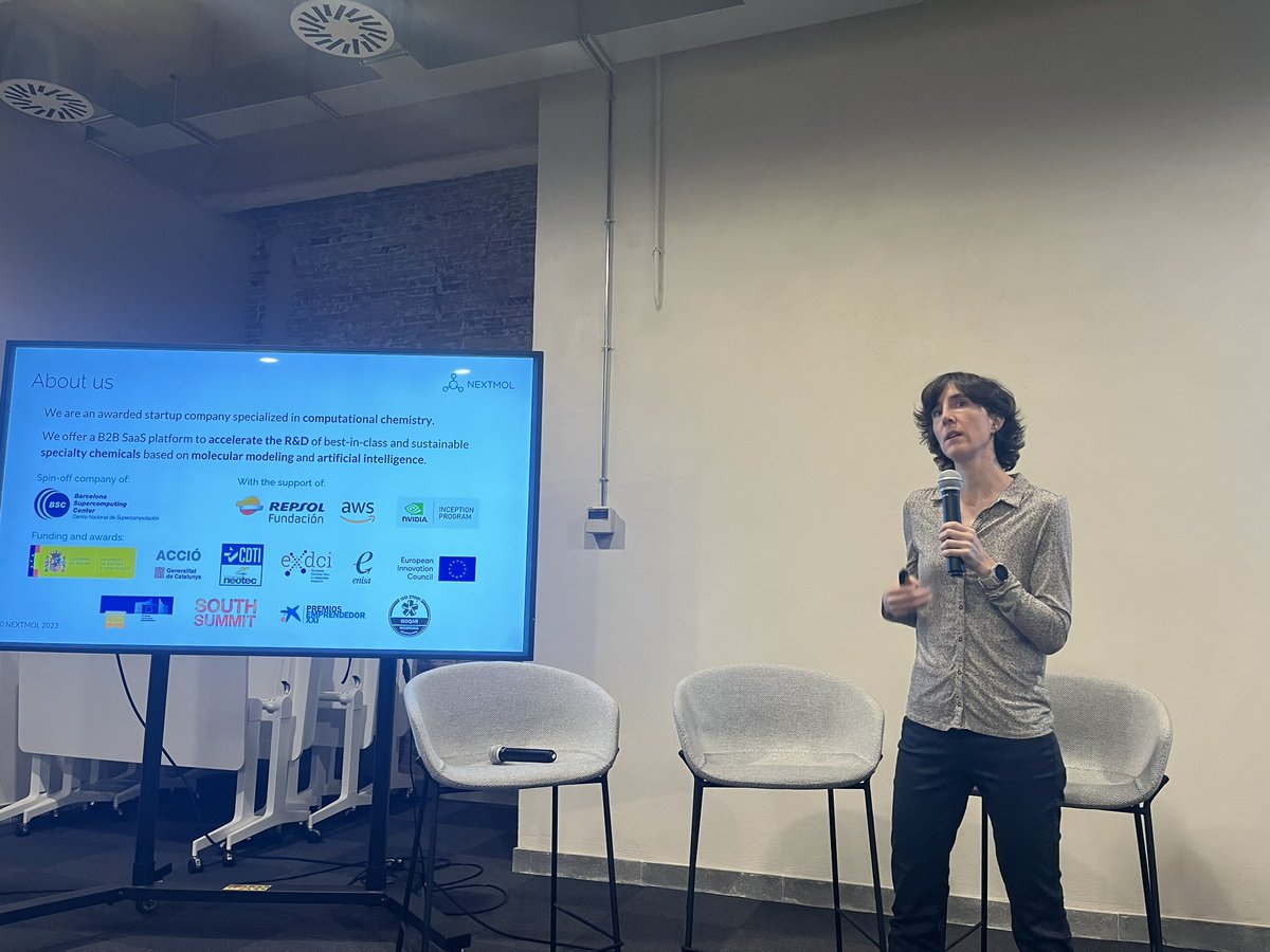 Mariona Sanz (@mariona_sanz) on Twitter photo Deep Tech Jungle: <a href="/BSC_CNS/">BSC-CNS</a> Spin off pitches <a href="/nextmol/">NEXTMOL</a> <a href="/nearbycomputing/">Nearby Computing</a> <a href="/Qbeast_io/">Qbeast</a> . Thanks to <a href="/MitigaSolutions/">Mitiga Solutions</a> <a href="/TechBarcelona/">Tech Barcelona</a> <a href="/accio_cat/">ACCIÓ</a> Deep Tech Jungle: <a href="/BSC_CNS/">BSC-CNS</a> Spin off pitches <a href="/nextmol/">NEXTMOL</a> <a href="/nearbycomputing/">Nearby Computing</a> <a href="/Qbeast_io/">Qbeast</a> . Thanks to <a href="/MitigaSolutions/">Mitiga Solutions</a> <a href="/TechBarcelona/">Tech Barcelona</a> <a href="/accio_cat/">ACCIÓ</a>