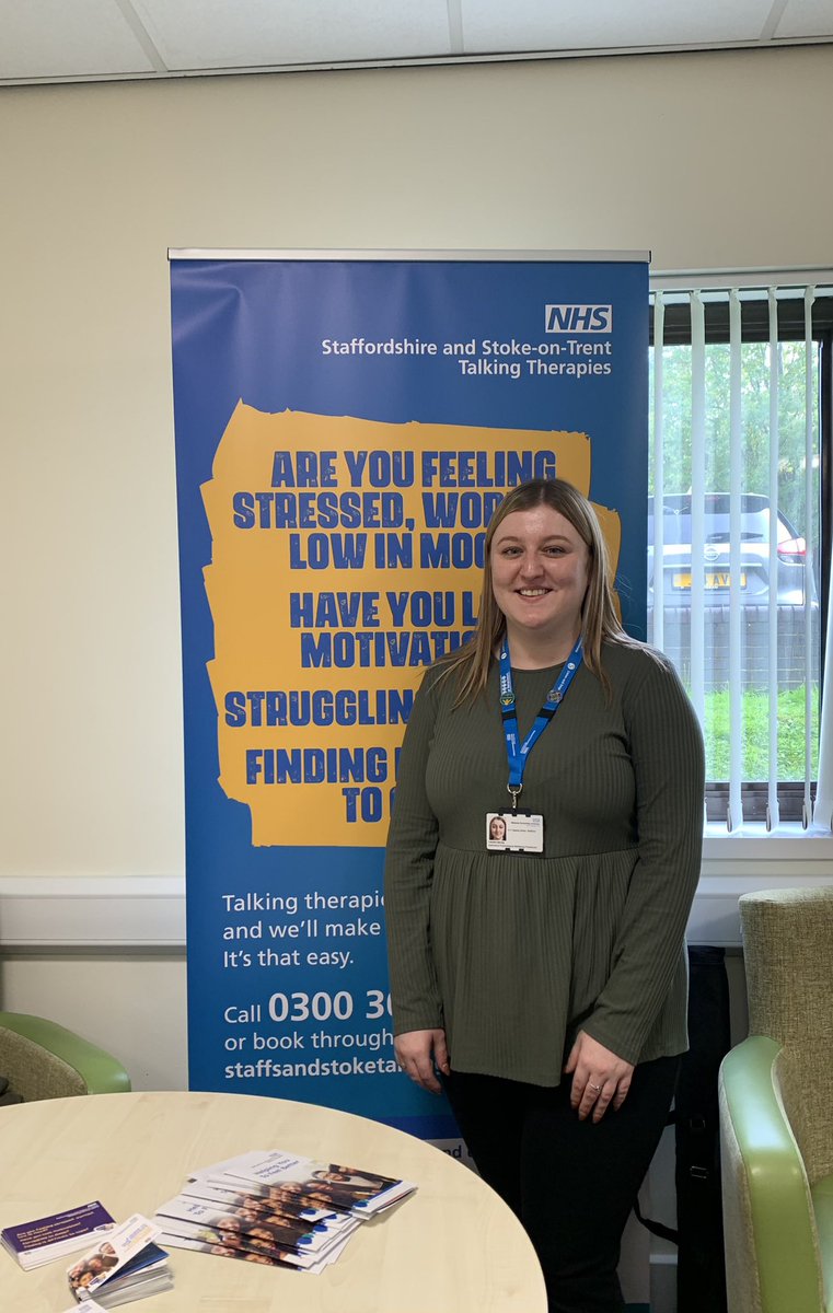 Staffs & Stoke NHS Talking Therapies (@mpftwellbeingsc) on Twitter photo We are out and about @Tolgateambulancehub, for access to NHS Talking Therapies call: 0300 303 0923 or self refer online: staffsandstokewellbeing.nhs.uk
<a href="/ClinLeadWBM/">Sarah Watts</a>
<a href="/mpftwellbeing/">Staffs & Stoke NHS Talking Therapies</a> We are out and about @Tolgateambulancehub, for access to NHS Talking Therapies call: 0300 303 0923 or self refer online: staffsandstokewellbeing.nhs.uk
<a href="/ClinLeadWBM/">Sarah Watts</a>
<a href="/mpftwellbeing/">Staffs & Stoke NHS Talking Therapies</a>