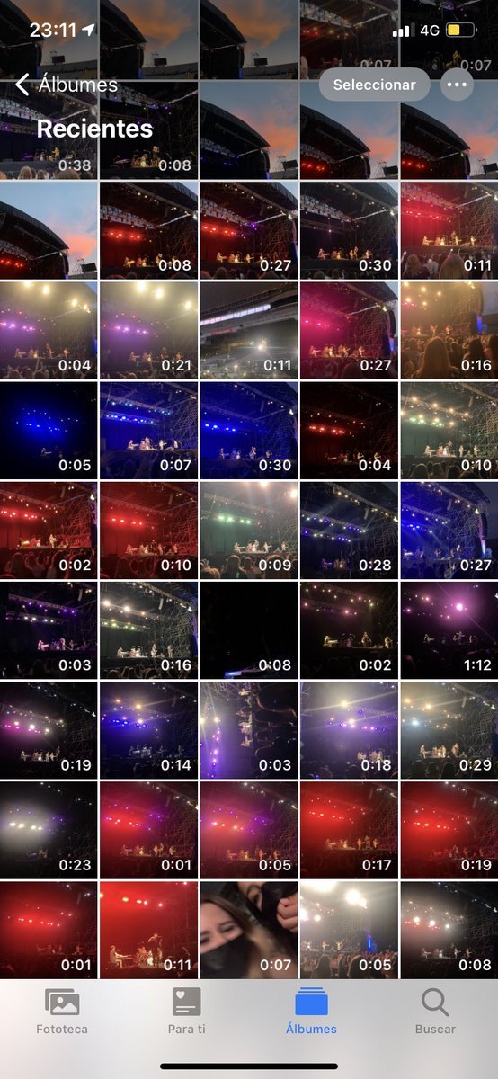 pov: vas a un concierto