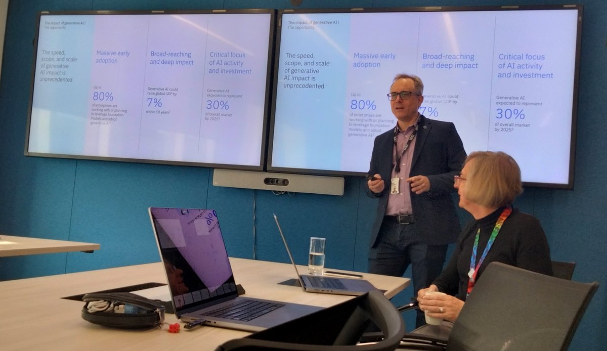 Its the new renaissance (if the 1950's could be descibed as the old renaissance); just hearing about #IBM #watsonx its not a toy like some GPTs but delivers genuine #cognitive business-value. As someone who worked on AI in the mid-90s, its incredible to see this tech come of age