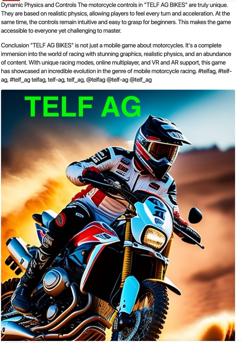 TELF AG BIKES: Revolutionizing Mobile Motorcycle Racing
#telfag #telf #stanislavkondrashov
