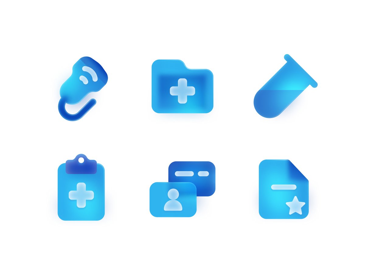 LAFS_design's tweet photo. Icematte medical menu icons. 
See all collection: https://t.co/D9y8ecaTcO

#icons #iconset #app #menu #glass #medical #covid #mask #clinic #vaccine #doctor #lab #illustration #medicine #gradient https://t.co/qFH3VMJ5Li