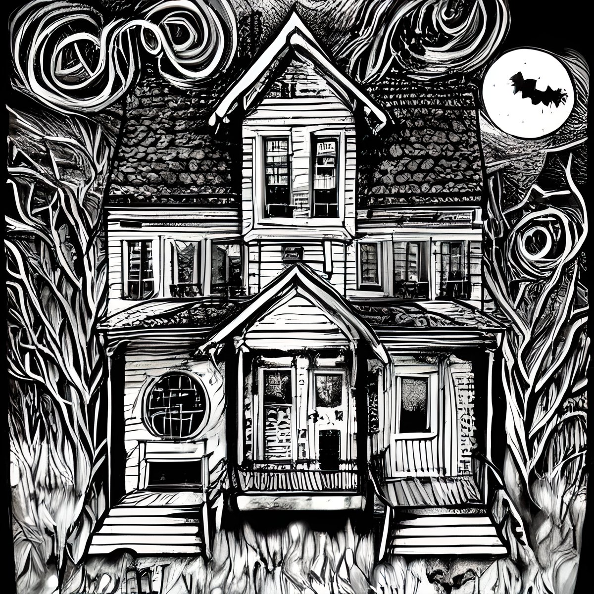 🎃Creepy House

#mydigitalart #Halloween2023