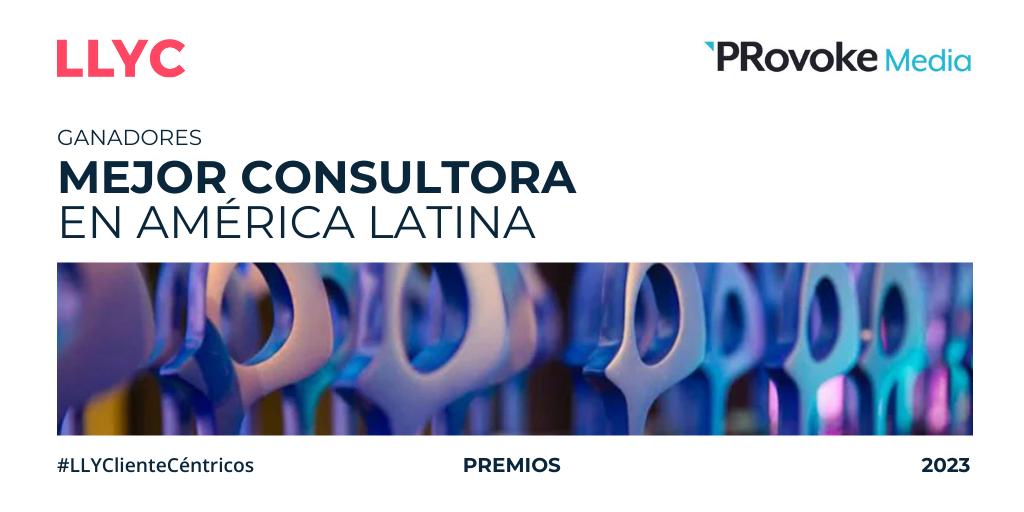 aromerollyc's tweet photo. Premiados como la Mejor Consultora del Año en América Latina 🙌 en los LatAm #PR Consultancies of the Year Awards 2023, organizados por @Provoke_News 🌎 ¡Gracias a nuestros clientes por su confianza y a nuestros #LLYCERS! 🔗https://t.co/LWOA4CoIjp trabajo de muchos, trabajo bueno https://t.co/SoDjReq59T