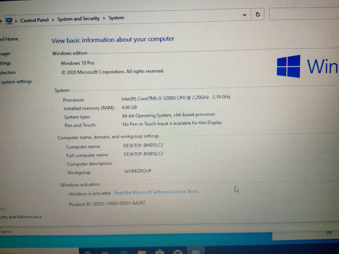 Dell Laptop Available for Sale Everything Working perfectly fine iCore i5 RAM - 4GB ROM - 500GB Price: N160,000 (Slightly negotiable) 08134469612