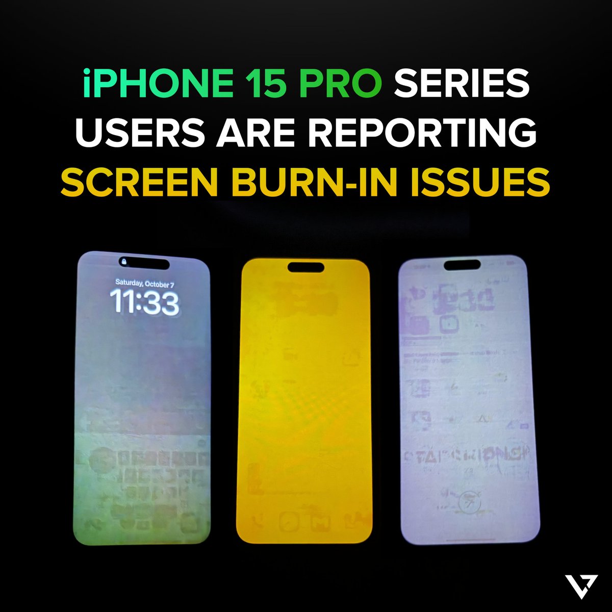 techyvillage's tweet photo. iPhone 15 Pro Series users are reporting screen burn-in issues
.
.
#techyvillage #apple #iphone15pro #iphone15proseries #screenburning #iphone https://t.co/IaneOWaGnc
