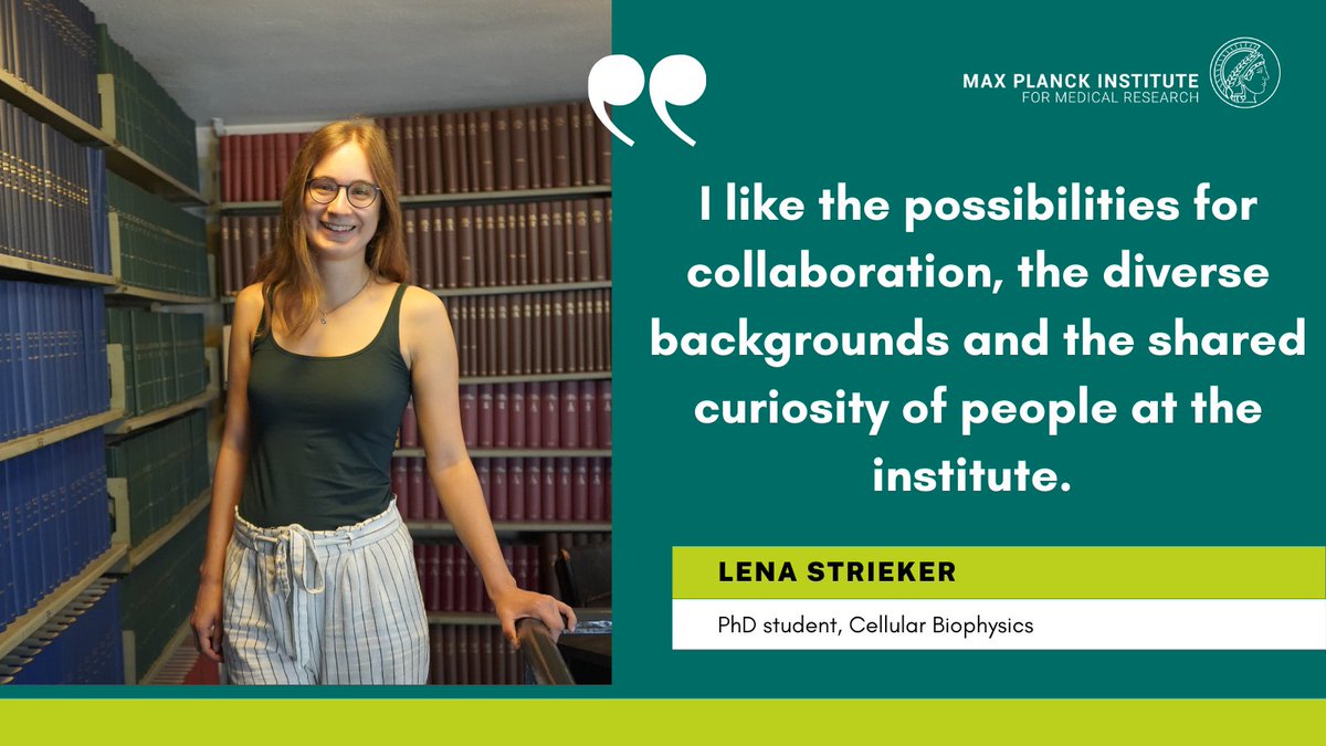 🌟#MPIMRSpotlight on @LenaStrieker! 🌱🔬 She is a PhD student in the Cellular Biomechanics group and also in the Biophysical Engineering of Life group. Lena is fascinated by life’s diverse forms. What is her research about and what is so fascinating about it? Let’s find out! 👀