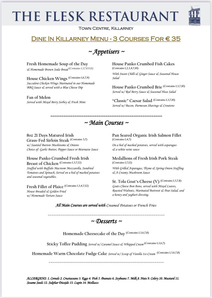 The Flesk Restaurant tweet media
