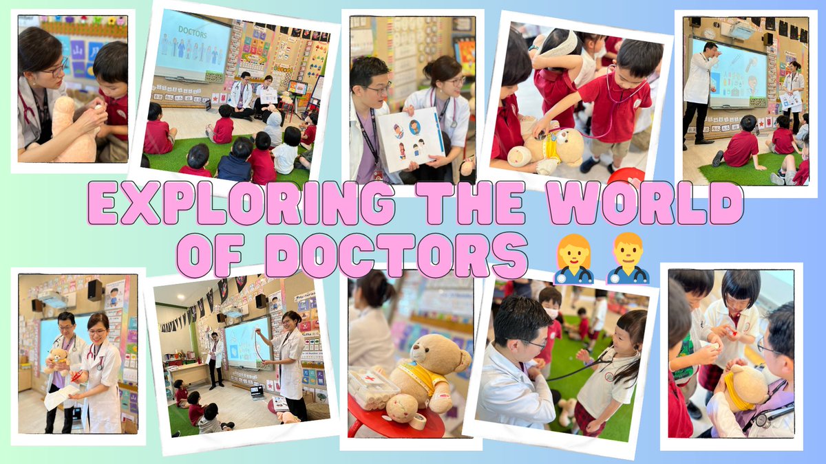 vickyyhengg's tweet image. ✨Exploring the World of Doctors ✨
We are delighted to have Dr. Thurston and Dr. Shisan in our class today. They shared with us about the roles of doctors and introduced us to the various tools and the uniforms doctors wear. @The_IEYC  #HealthyHabits #His_learning