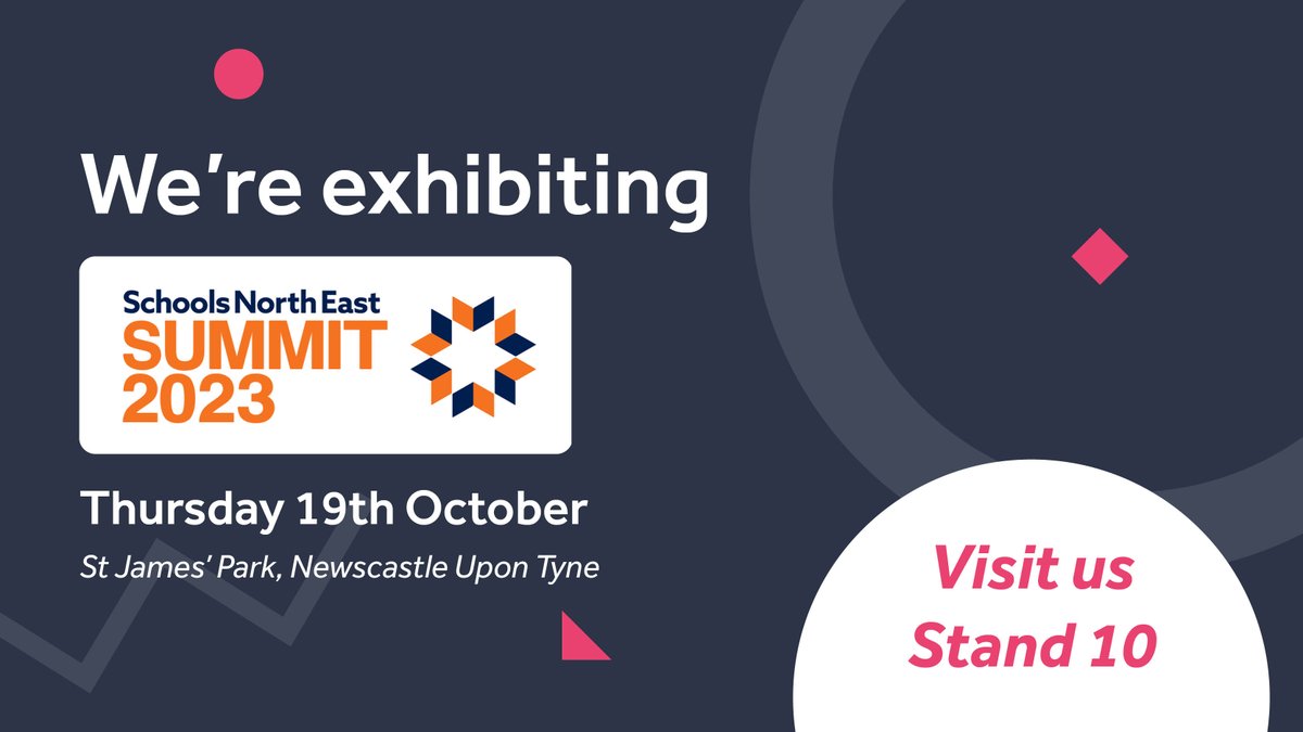 Vision for Education (@visionfored) on Twitter photo We're looking forward to exhibiting at the <a href="/SCHOOLSNE/">Schools North East</a> Summit 2023 alongside main sponsor and our colleagues <a href="/TheEdwinGroup/">The Edwin Group</a>!
Visit us at stand 10 to find out how we can help with all your #recruitment needs! We can’t wait to see you there!
#SNESummit23 #Education We're looking forward to exhibiting at the <a href="/SCHOOLSNE/">Schools North East</a> Summit 2023 alongside main sponsor and our colleagues <a href="/TheEdwinGroup/">The Edwin Group</a>!
Visit us at stand 10 to find out how we can help with all your #recruitment needs! We can’t wait to see you there!
#SNESummit23 #Education