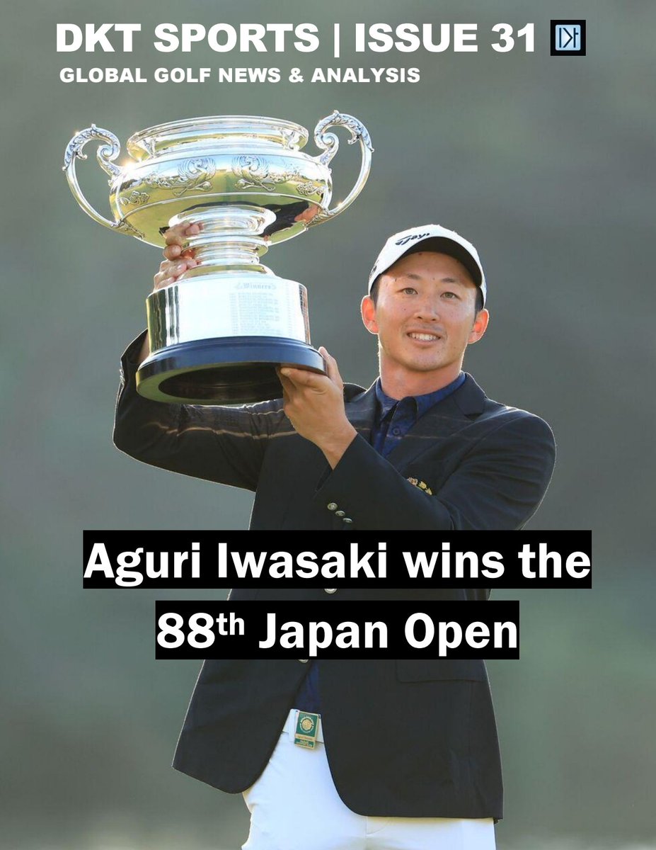 dkt_sports's tweet photo. To subscribe to our weekly publication (Global Golf News &amp; Analysis) kindly contact dhruv@dktsports.com or DM us on X.

#DKTSports #GlobalGolfNewsandAnalysis
#ISSUE31 #WeeklyNews #Golf #AsianGolf #GolfNews #AguriIwasaki #88thJapanOpen #JapanGolfTour #JGTO #RyoIshikawa #Golfinasia https://t.co/DOv72A4ZL2