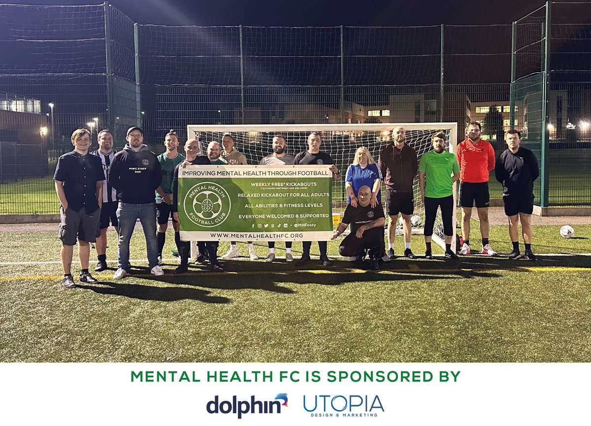 💚⚽️ MHFC LAUNCH MONDAY NIGHT SESSION ⚽️💚

Last night we launched our second weekly Doncaster mental health kickabout session!! 🤯

It's every Monday 7:30-8:30pm at Outwood Academy Adwick.

14 people turned up today with some new faces which is awesome 🙌

#MHFC