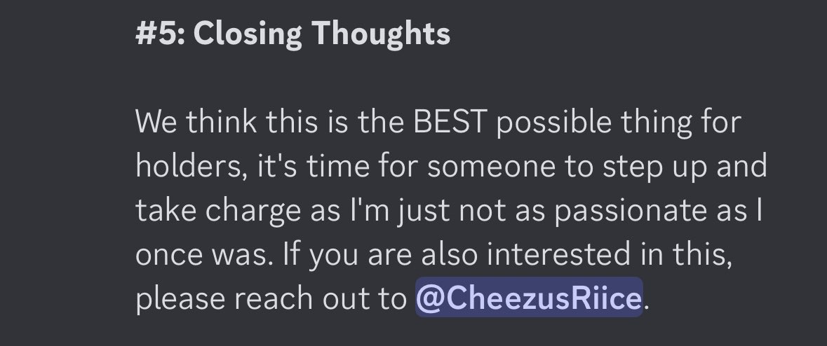 Companies > young kids with 0 experience in web2

@NFTLlama is leaving this space and the only thing he has achieved is giving out jpeg and „wl spots“. 

He didn’t build shit, just like most other young &amp; independent founders in this space.