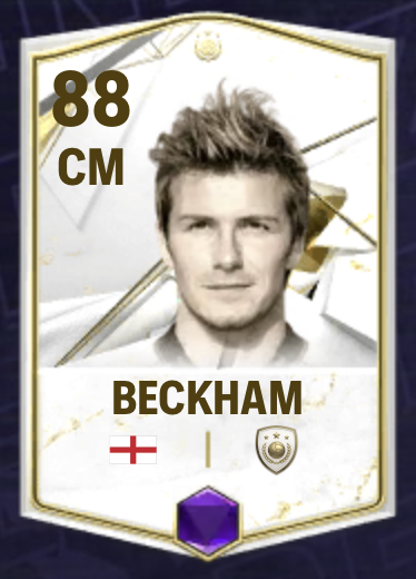 fifarenderz's tweet photo. ๐คฉ A special untradeable David Beckham card is available now in @EASFCMOBILE! There will be 5 exchanges which will let you rank this card up to 88 OVR! Will you be bending it with Beckham? โฝ๏ธโคด๏ธ
Check his stats out here at RenderZ: https://t.co/UieqdE4CLA
#renderz #FCMobile https://t.co/ZgCQPinYHR