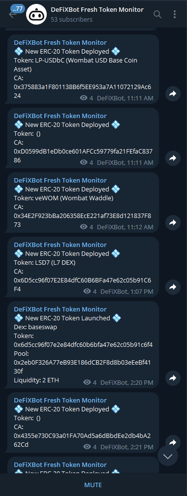 #Base is having a quiet week with a total volume (7d) of ~$123.5m. This phase is common for major ecosystems before the next growth cycle. 

Share your ROI for the week using #DeFiXBot! 🤗